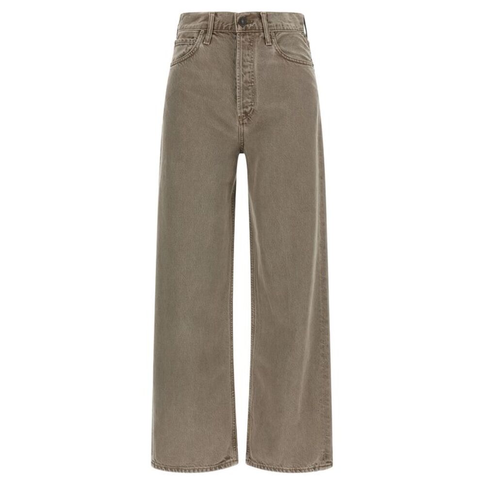 Agolde Brown Lyocell Relaxed Fit Women's Jeans
